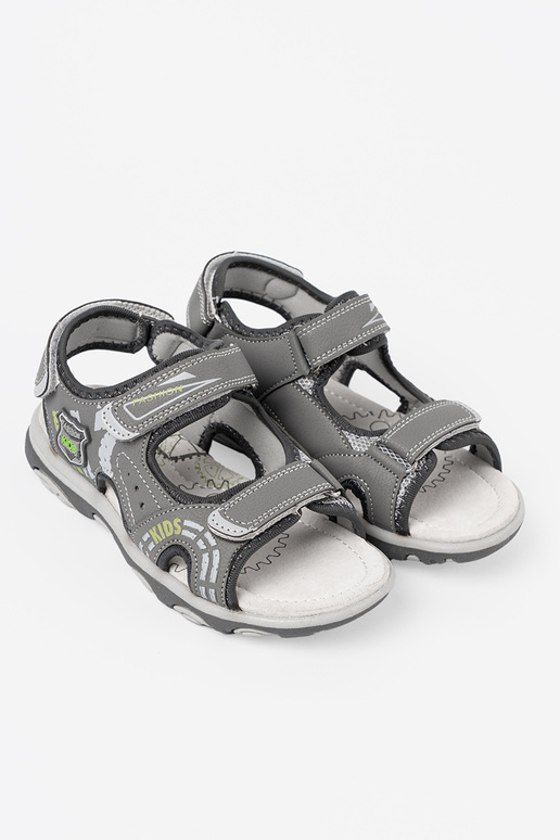 jongens sandalen Klittenband grijs