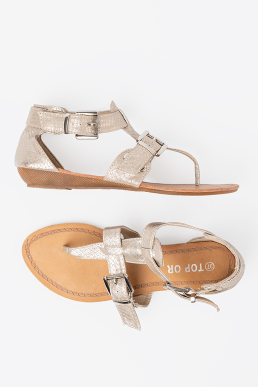 ivoor sandalen z motyInem InężoInym