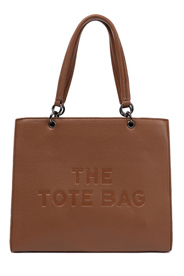 Handtas typu tote In ciepłym brązie 2