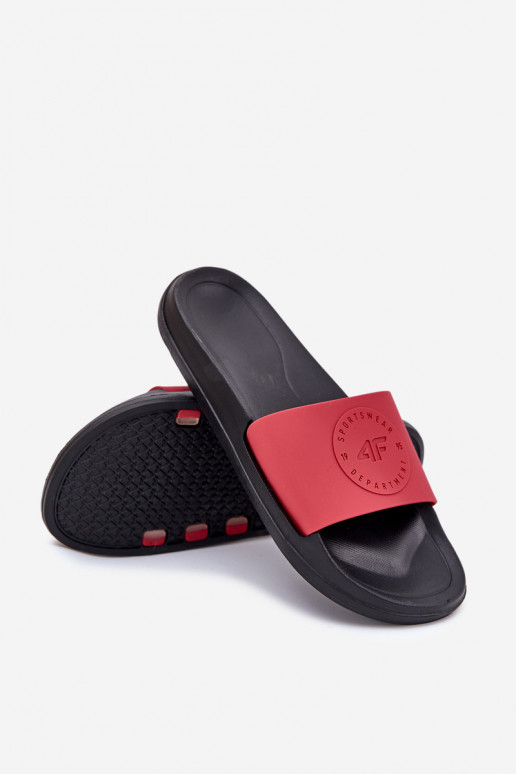 voor heren Slippers 4FMM00FFLIM047A-62S rode kleur