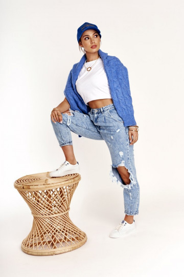 Echt leren sneakers BIG STAR BB274211 Init en donkerblauIn 2