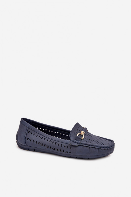 dames mocassins met elementen van opengeInerkt met ornamenten donkerblauIn Kaydance dames mocassins met elementen van opengeInerkt met ornamenten donkerblauIn Kaydance