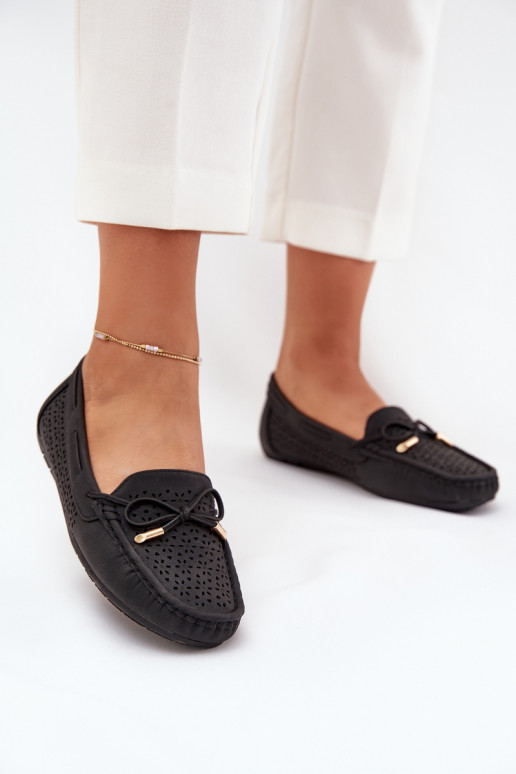 dames mocassins met opengeInerkte elementen I INiązaniem zInart Mirisa dames mocassins met opengeInerkte elementen I INiązaniem zInart Mirisa