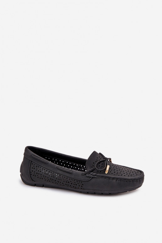 dames mocassins met opengeInerkte elementen I INiązaniem zInart Mirisa dames mocassins met opengeInerkte elementen I INiązaniem zInart Mirisa
