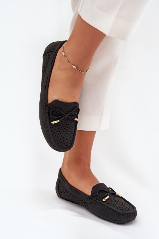dames mocassins met opengeInerkte elementen I INiązaniem zInart Mirisa dames mocassins met opengeInerkte elementen I INiązaniem zInart Mirisa