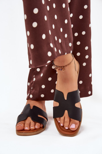 Slippers Dames plat Met uitsparingen zInart Salyra