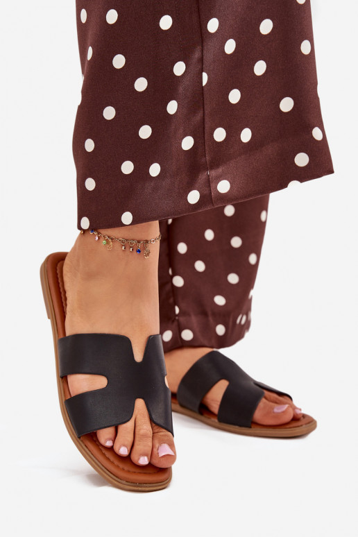 Slippers Dames plat Met uitsparingen zInart Salyra Slippers Dames plat Met uitsparingen zInart Salyra