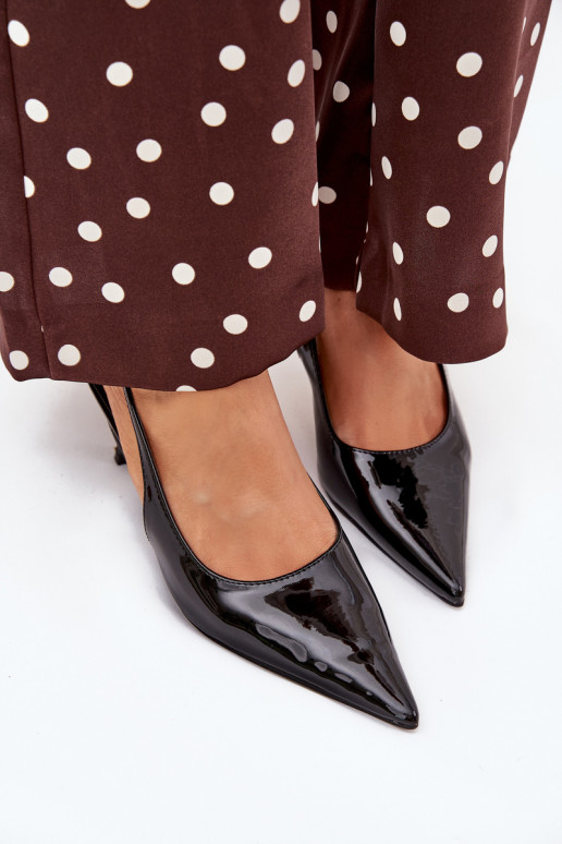 met lakeffect Schoenen met dunne hakken met open hiel zInart Talira