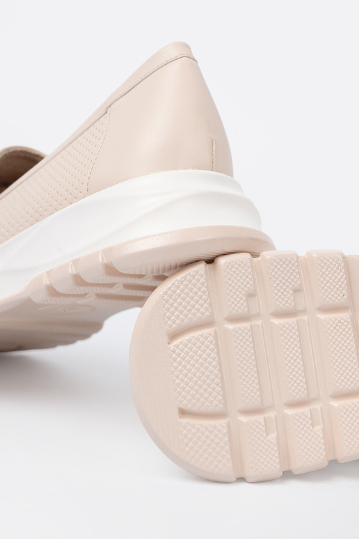 ivoor Dames mocassins z dekoracyjnym goudenm elementem ivoor Dames mocassins z dekoracyjnym goudenm elementem