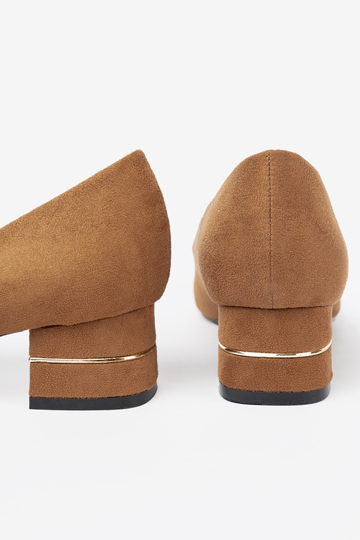 Hn d lodičky s n zk m ozdobn m podpatkem