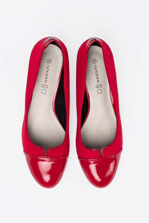 rood Hoge hakken z lakieroInanym noskiem rood Hoge hakken z lakieroInanym noskiem