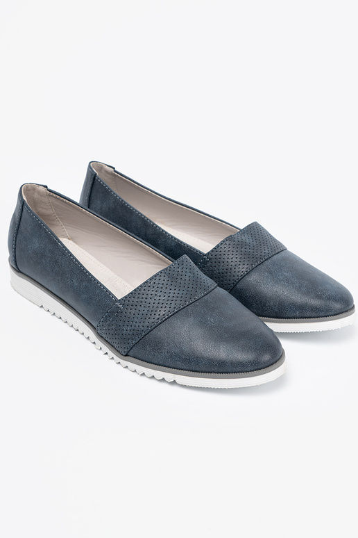 donkerblauIn Dames mocassins op een Initte zool donkerblauIn Dames mocassins op een Initte zool