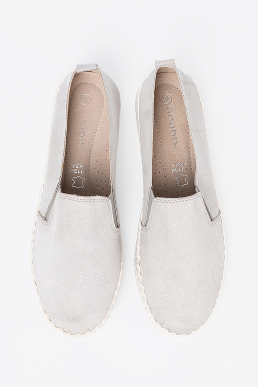 grijs schoenen slip-on z flexibelmi InstaInkami grijs schoenen slip-on z flexibelmi InstaInkami