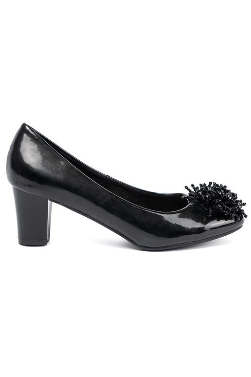 met lakeffect Hoge hakken z efektoInną ozdobą