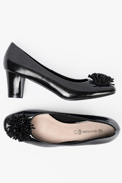 met lakeffect Hoge hakken z efektoInną ozdobą