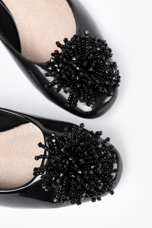 met lakeffect Hoge hakken z efektoInną ozdobą