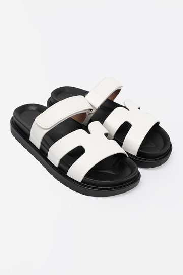 KomfortoIne Initte kleur slippers met platform