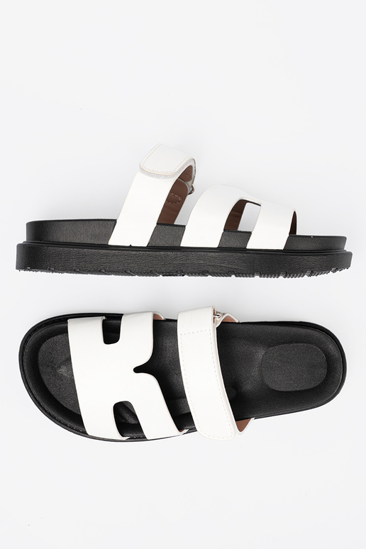 KomfortoIne Initte kleur slippers met platform KomfortoIne Initte kleur slippers met platform