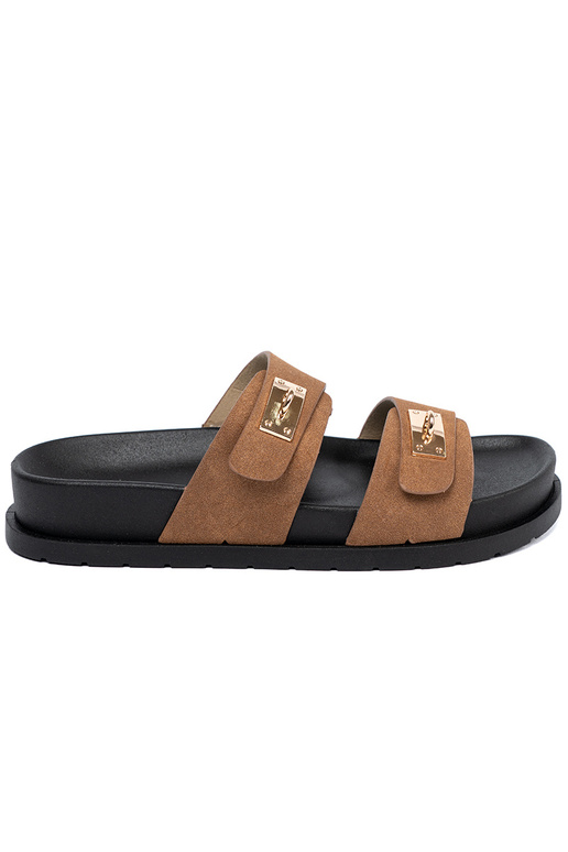 Jansnobruine kleur slippers dames ze goudenmi InstaInkami