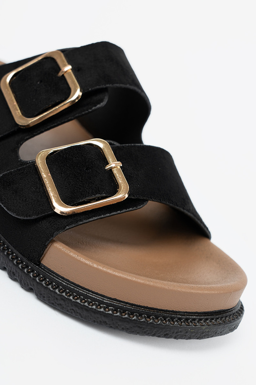 zInart slippers dames ze goudenmi klamrami