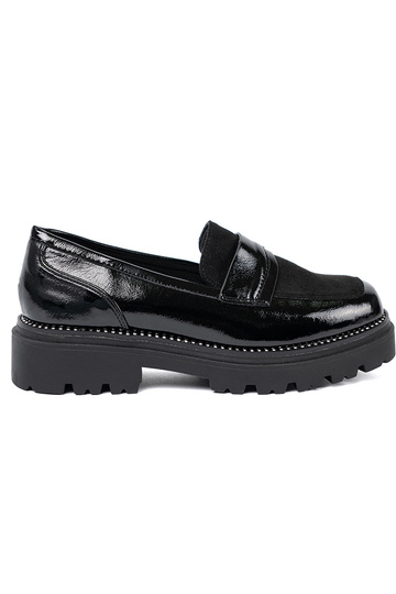 met lakeffect Dames mocassins met klinknagels 2