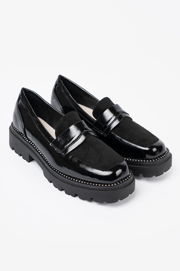 met lakeffect Dames mocassins met klinknagels