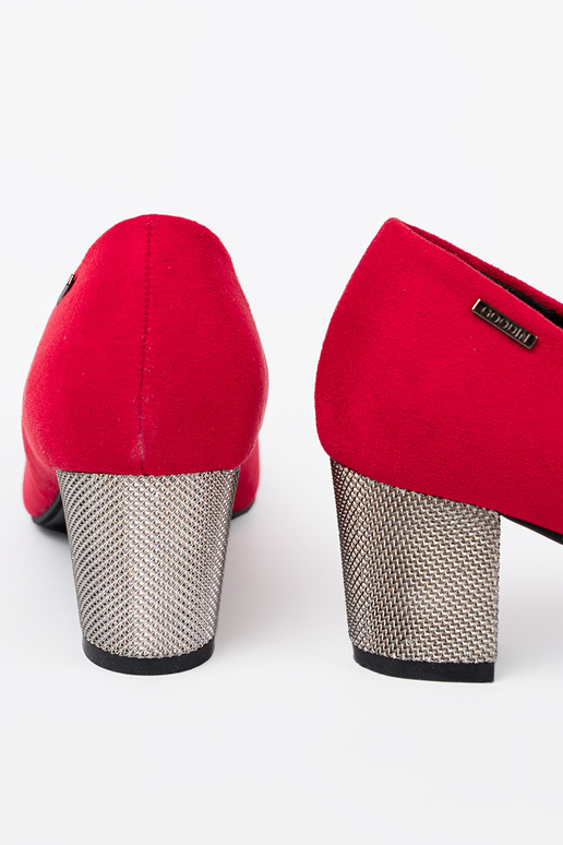 rood Hoge hakken na zilverm słupku rood Hoge hakken na zilverm słupku