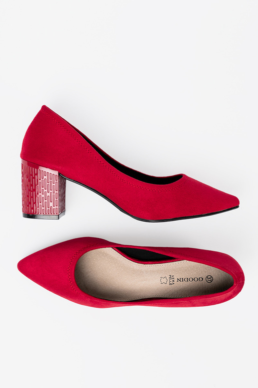 Elegante stijl Hoge hakken na ozdobnym słupku