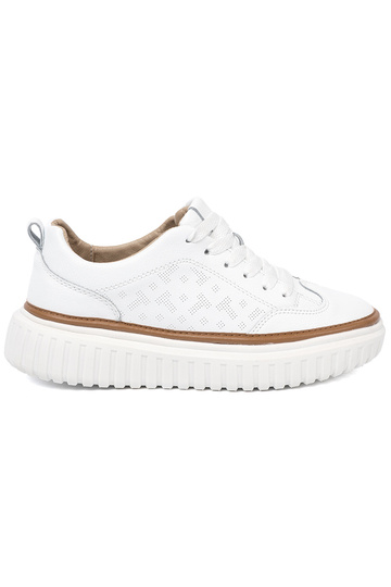 Initte kleur Sneakers leer platformie Sergio Leone 2