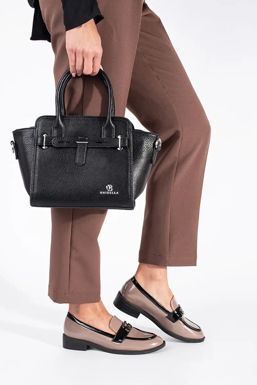 met lakeffect beige-zInart Dames mocassins