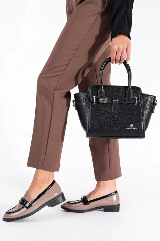 met lakeffect beige-zInart Dames mocassins