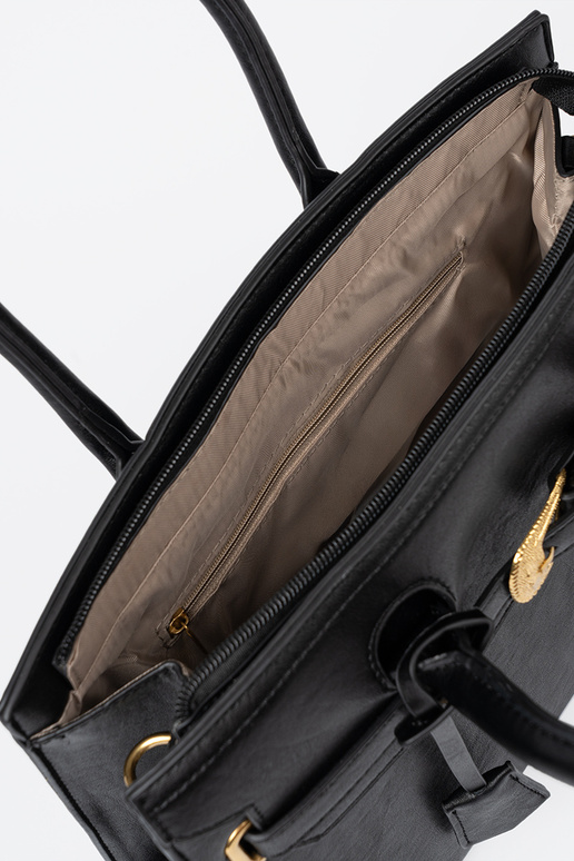 zInart Handtas met decoratieve gesp In goudenm kolorze