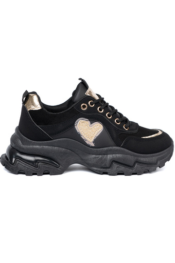 zInart Sneakers z ozdobnym goudenm hartm 2
