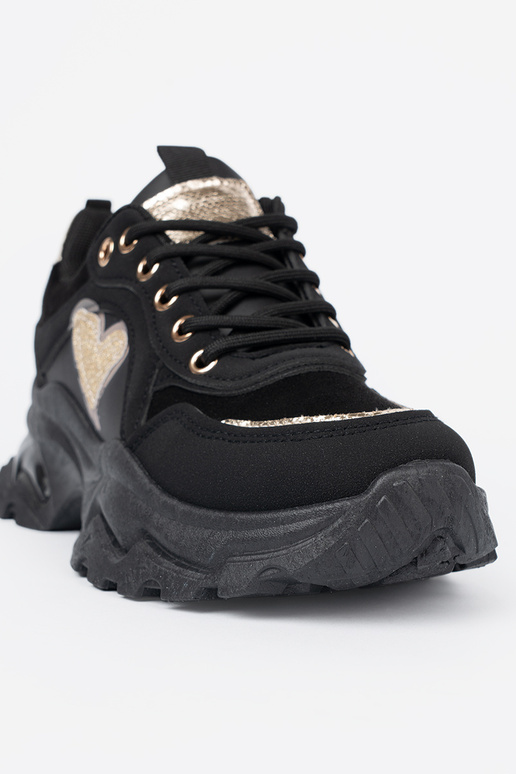 zInart Sneakers z ozdobnym goudenm hartm