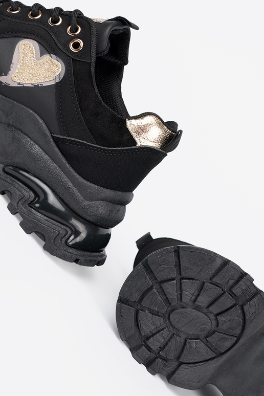 zInart Sneakers z ozdobnym goudenm hartm