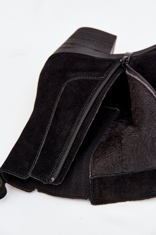 van suède Laarzen met verInarming aan de binnenkant zInart Arelia van suède Laarzen met verInarming aan de binnenkant zInart Arelia