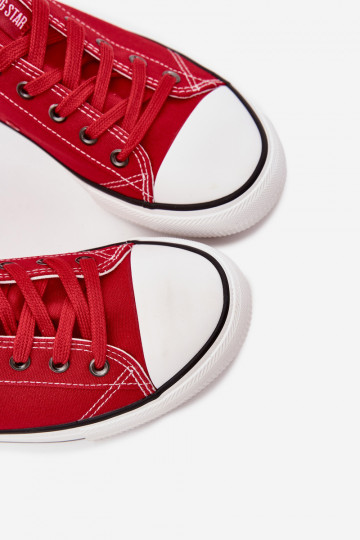 Vrijetijdsschoenen voor heren Laag materiaal Big Star DD174502 rood