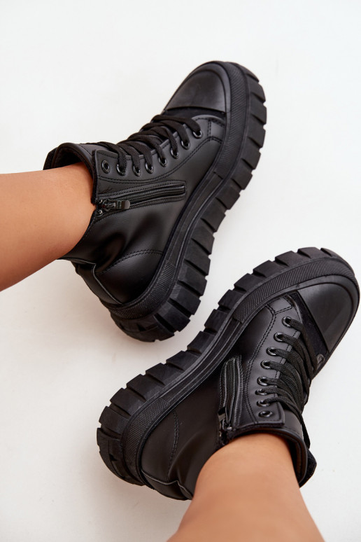 opInarmen vrijetijdsschoenen met laarzen Dames met platform Slot zInart Sarira