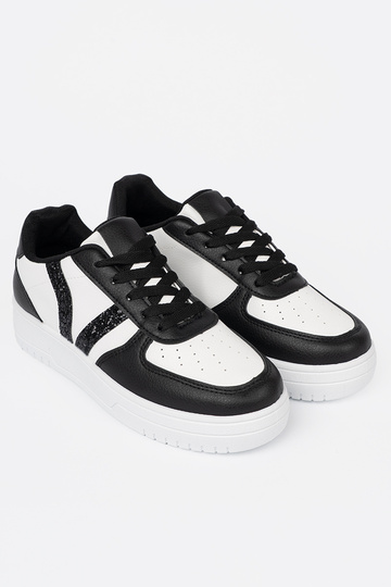 Stijlvol zInart-Initte kleur Sneakers z glitteroInymi InstaInkami