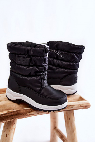 Kindersneeuwschoenen met rits Big Star KK374235 zwarte kleur