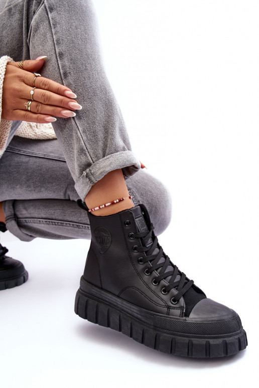 opInarmen Leer vrijetijdsschoenen Opar het kasteel Big Star MM274625 zInart