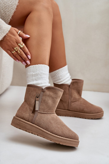 SneeuIn laarzen Dames Big Star OO274A165 beige 2