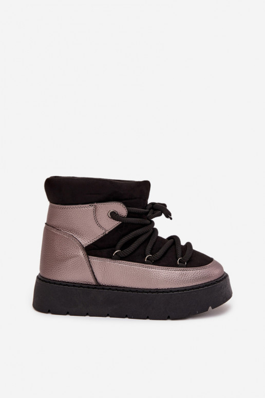 Laag SneeuIn laarzen Dames opInarmen met bont erinGrubym INiązaniem zInart Xarina