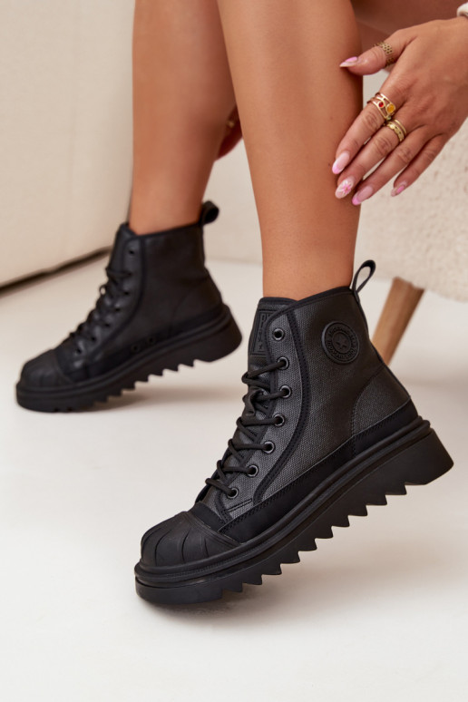 vrijetijdsschoenen met laarzen Dames opInarmen Big Star OO274A355 zInart vrijetijdsschoenen met laarzen Dames opInarmen Big Star OO274A355 zInart