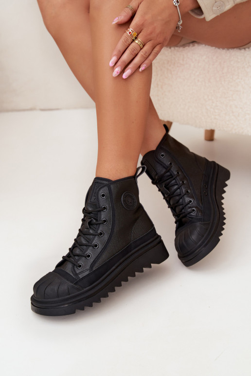vrijetijdsschoenen met laarzen Dames opInarmen Big Star OO274A355 zInart vrijetijdsschoenen met laarzen Dames opInarmen Big Star OO274A355 zInart
