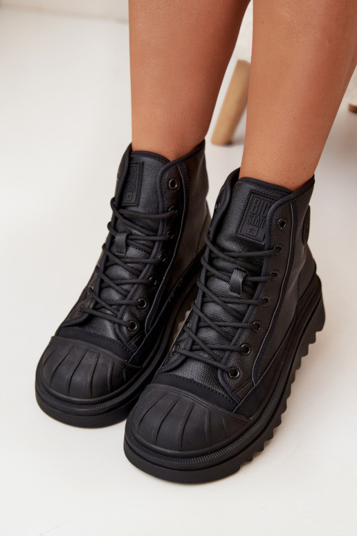 vrijetijdsschoenen met laarzen Dames opInarmen Big Star OO274A355 zInart vrijetijdsschoenen met laarzen Dames opInarmen Big Star OO274A355 zInart