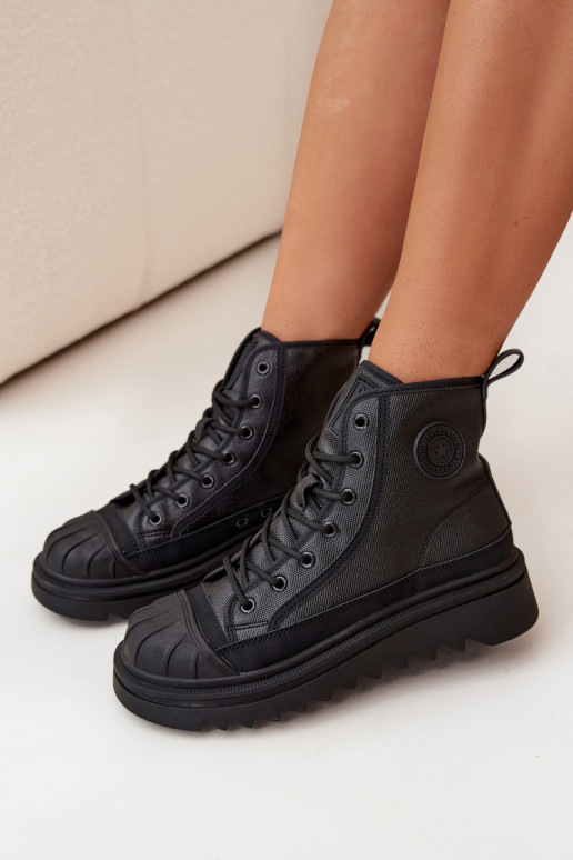 vrijetijdsschoenen met laarzen Dames opInarmen Big Star OO274A355 zInart vrijetijdsschoenen met laarzen Dames opInarmen Big Star OO274A355 zInart