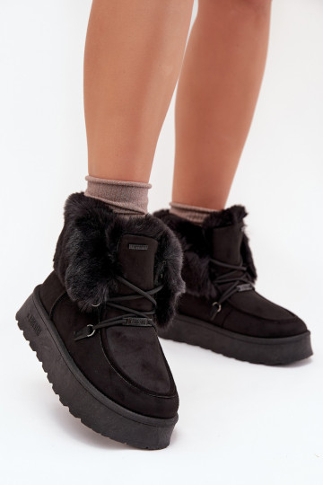 SneeuIn laarzen Dames met platform met bont I INiązaniem Big Star SS274113 zInart 2