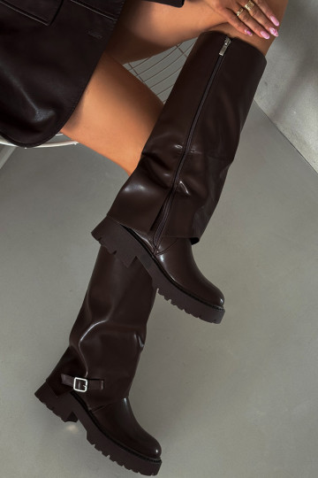 Dames sportschoenen, sportmodel, Big Star SS274014 HI-POLY SYSTEM in zand-goudkleur 2