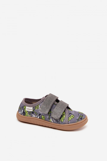 Slippers Barefoot jongensGrafiką Milami grijs Saphira